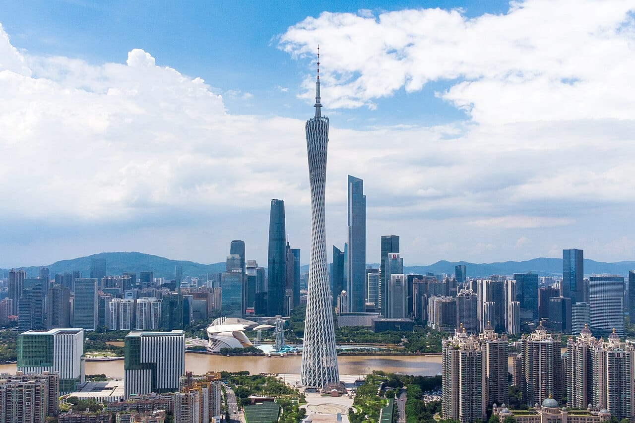 Canton Tower in Guangzhou (file photo, 2022).
