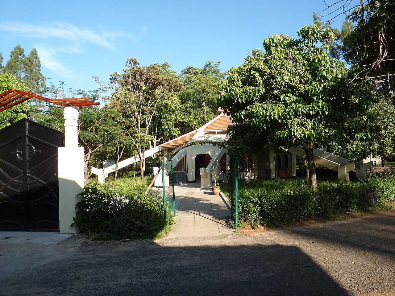 File photo from 2012: the entrance to the mausoleum of Jaramogi Oginga Odinga at Bondo, Siaya County. It predates the new Raila Amolo Odinga Mausoleum complex described in this story.
