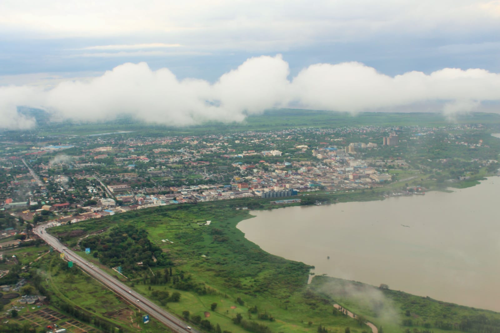 A view of Kisumu, Kenya, host city of the African Road Cycling Championships (file photo, 2015).