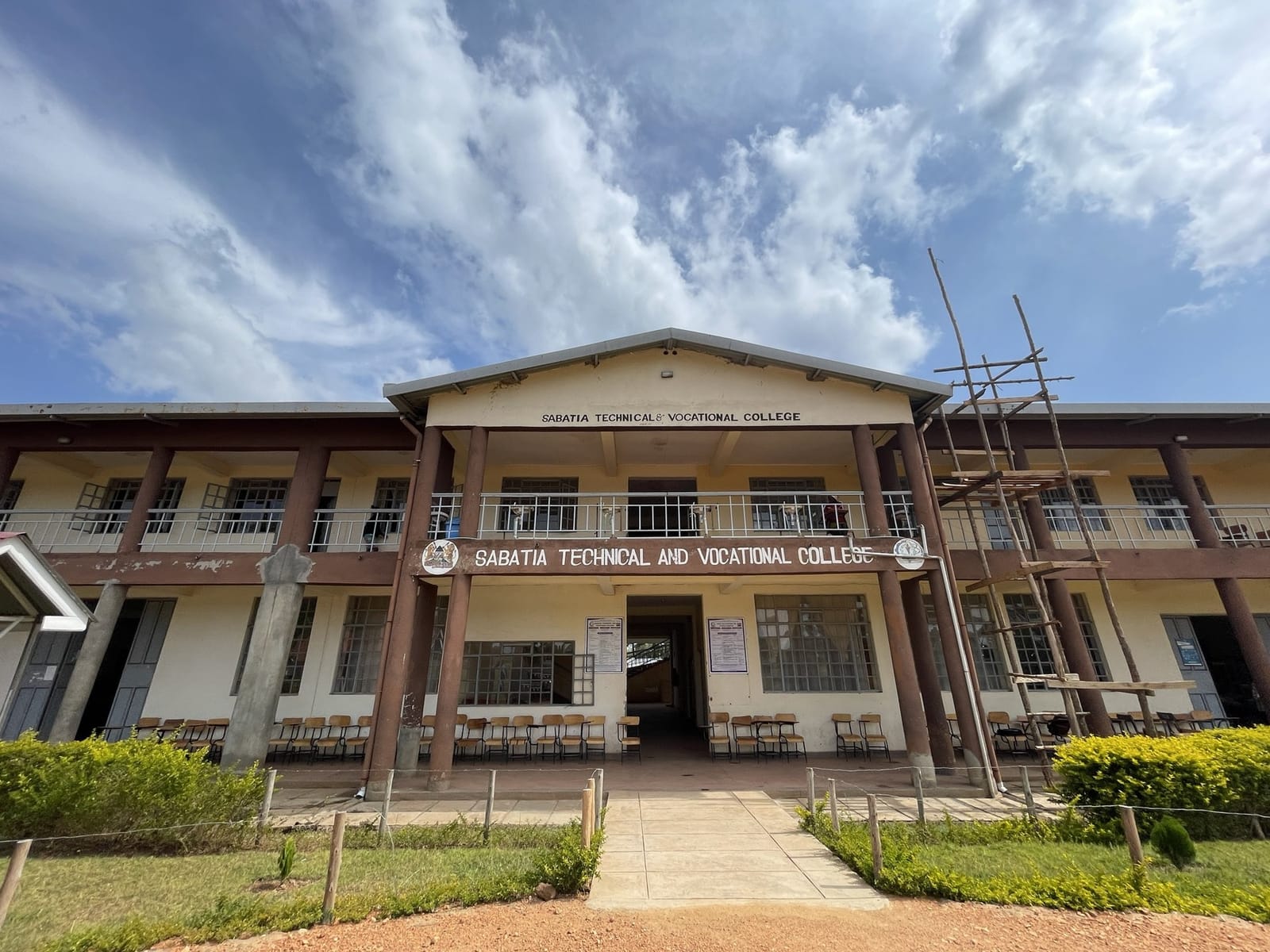 肯尼亚西部一所正在整修的技术与职业培训学院教学楼（资料图，2023年）。该校并非备忘录所列培训中心。
