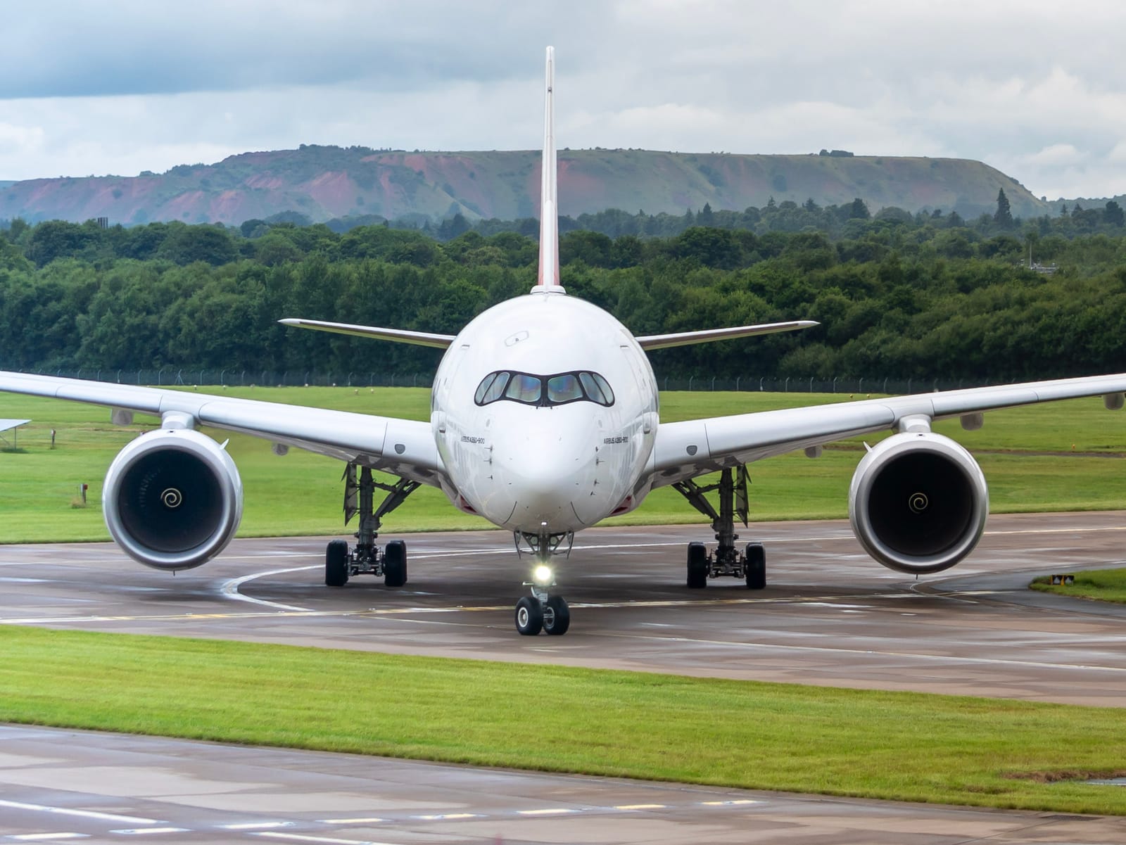 An Emirates Airbus A350-900 (file photo; not taken on the Nairobi route or at this event).