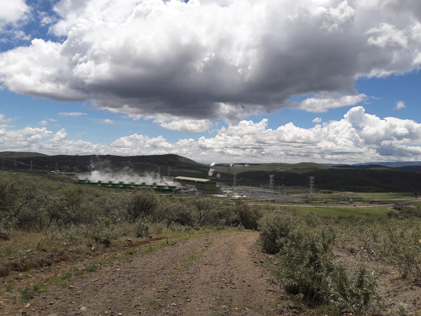 Olkaria V Geothermal Power Station in Hell's Gate National Park, Kenya, in the same geothermal field as Olkaria I (file photo, 2019; not the plant in this story).