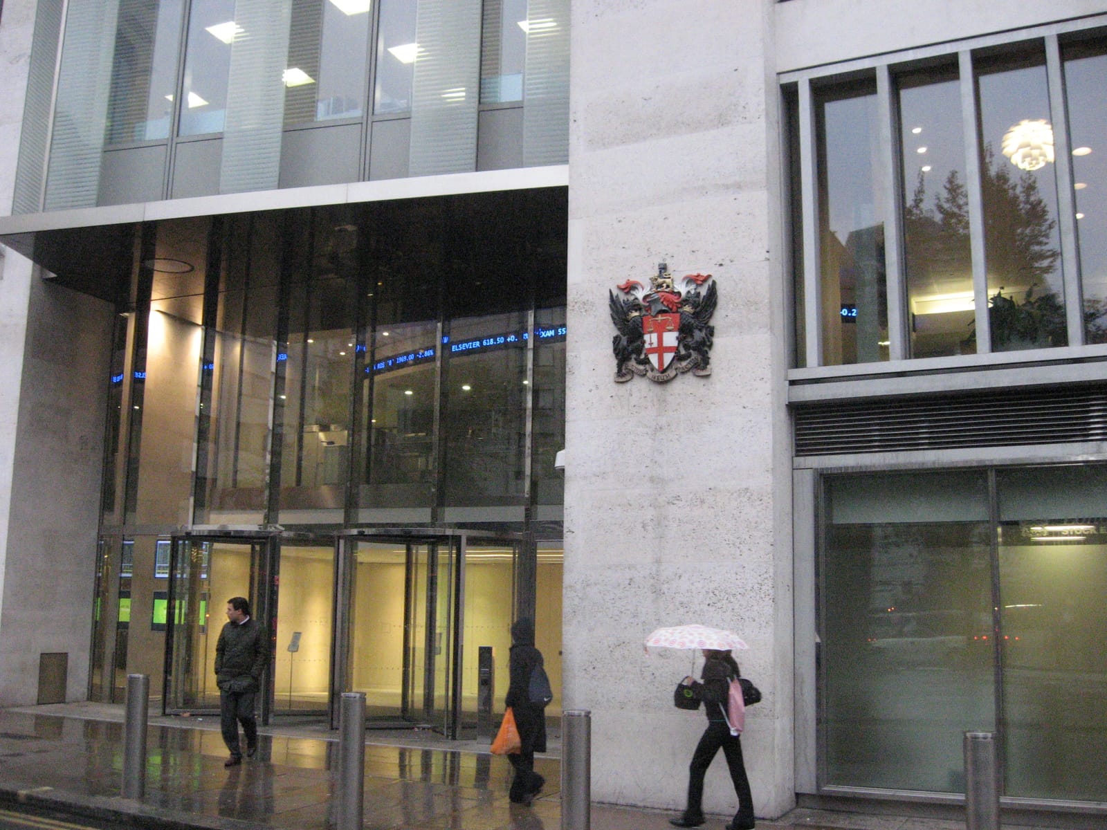 The London Stock Exchange, Paternoster Square, London (file photo).