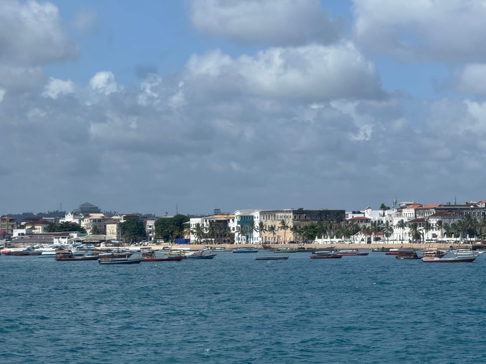 The Zanzibar town waterfront seen across the Zanzibar Channel (file photo, 2025).