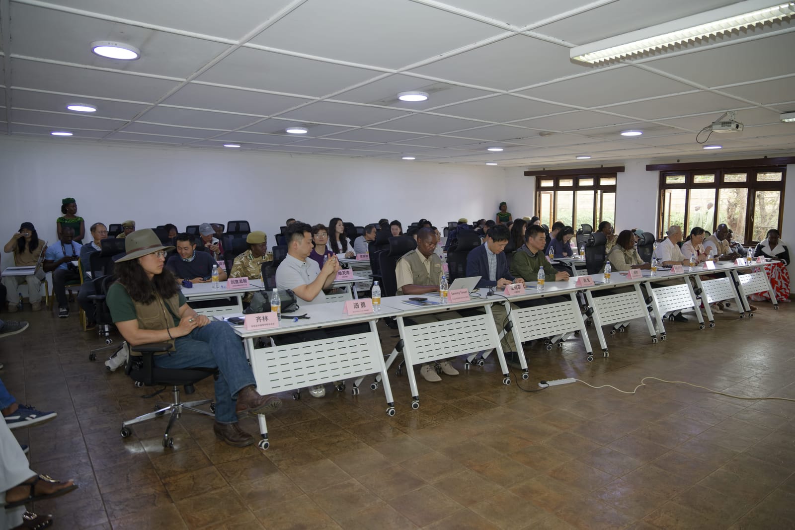 At the event in Nairobi. Photo: Tang Yong