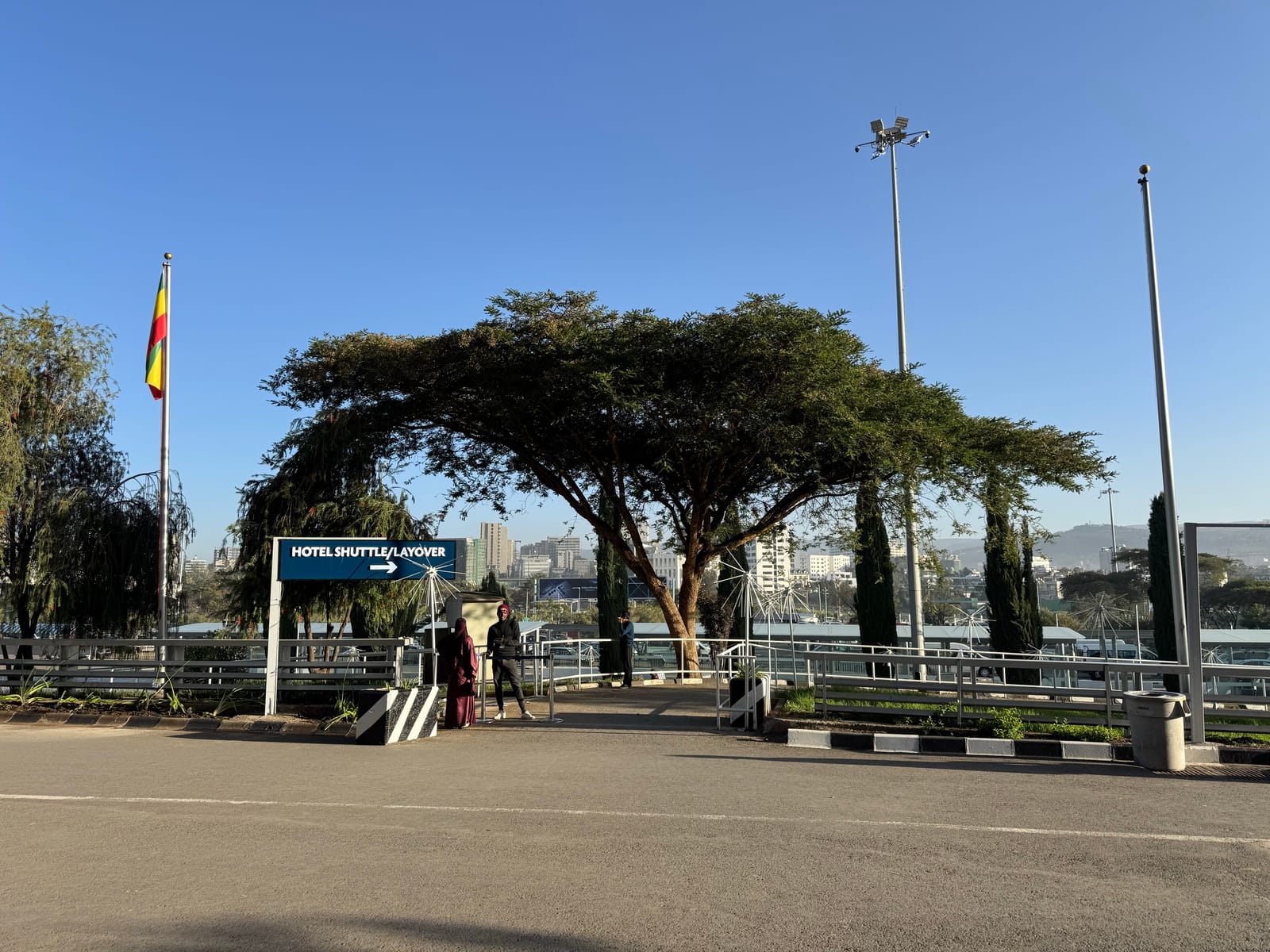 The forecourt of Bole International Airport, Addis Ababa (file photo, May 2025).